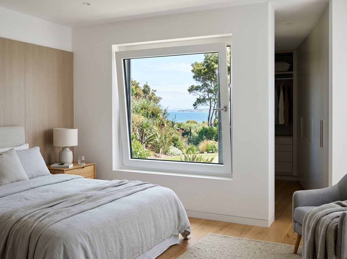 Jendela Swing UPVC Kedap Suara SilentHome Kedap Suara